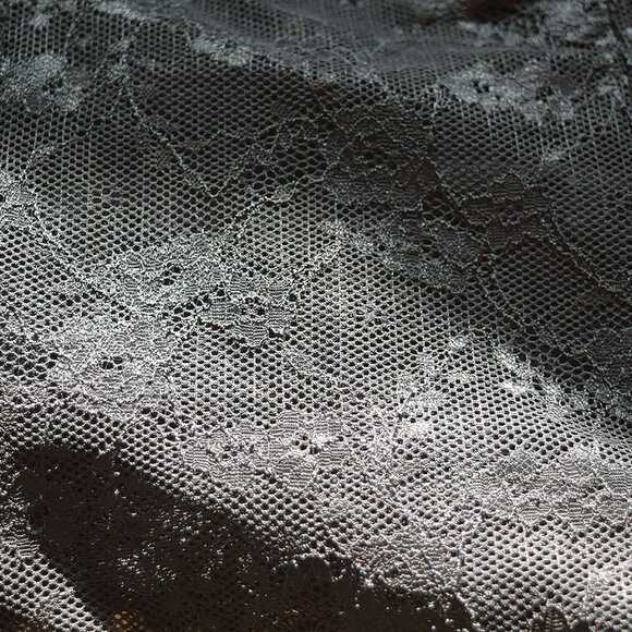 Intimissimi Sensual Stretch Lace Chemise With Padded Cups / Black Slip - Picture 11 of 12